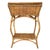 Contemporary Vintage Bamboo and Rattan Sewing Basket Side Table With Lid - Organic Modern For Sale - Image 3 of 12
