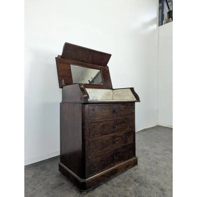 Mahogany Railway Dressing Table For Sale - Image 4 of 8