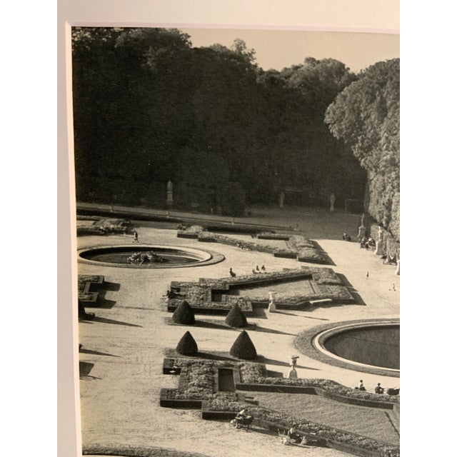 Vintage French Photograph Versailles Garden Print For Sale In New York - Image 6 of 7