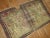 Early 19th century Lavar Kerman Pictorial Rug Mat intentionally sewn together