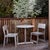 The Sundial Bistro Set is a minimalist design for patios, decks, balconies and garden settings. With a quiet yet enduring...