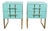 Birch and Murano Glass 2-Drawer Bedside Tables by Justfurnituress, Italy, Set of 2 For Sale - Image 6 of 6