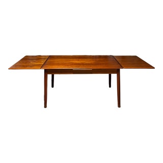 Am Mobler Danish Modern Teak Extending Dining Table 1960s For Sale