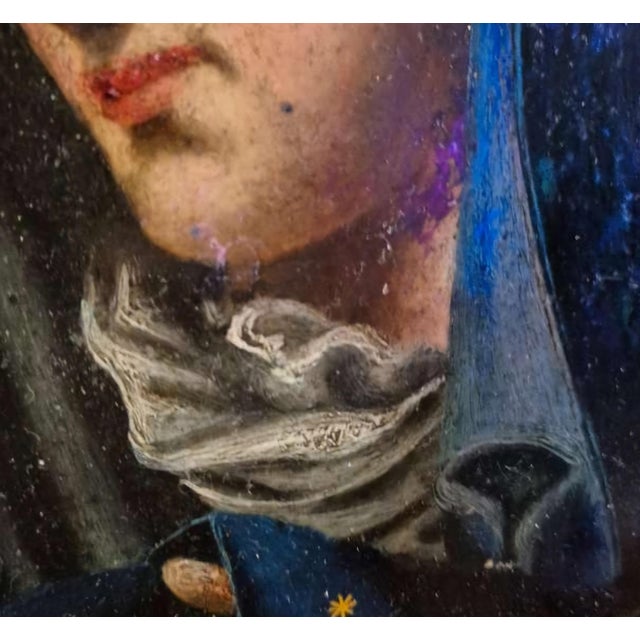 Virgin in Prayer, Italian School, Oil on Copper, Early 18th Century. For Sale - Image 12 of 12