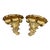 Italian Gilt Extra Large Wall Shelves, 1980’s, a Pair For Sale