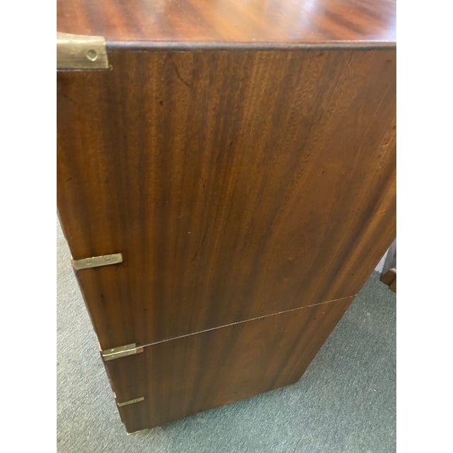 English 19th Century Mahogany Campaign Chest For Sale In Philadelphia - Image 6 of 7