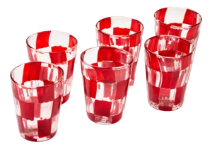 Vintage Italian Drinking Set by Mariana Iskra, 2004, Set of 6