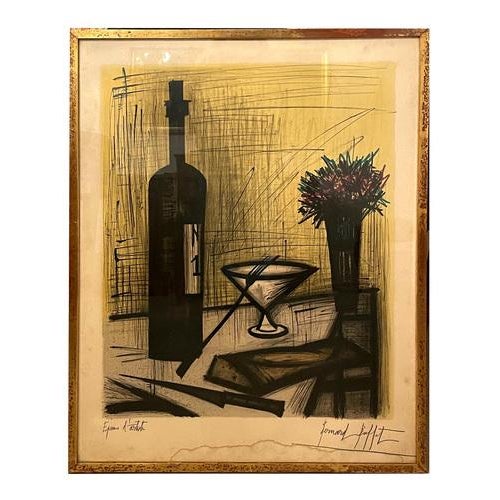 Modern Bernard Buffet, Composition, Color Lithograph, 20th Century For Sale - Image 3 of 11