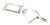 1990s Pair of Gucci Estate Cufflinks Sterling Silver For Sale