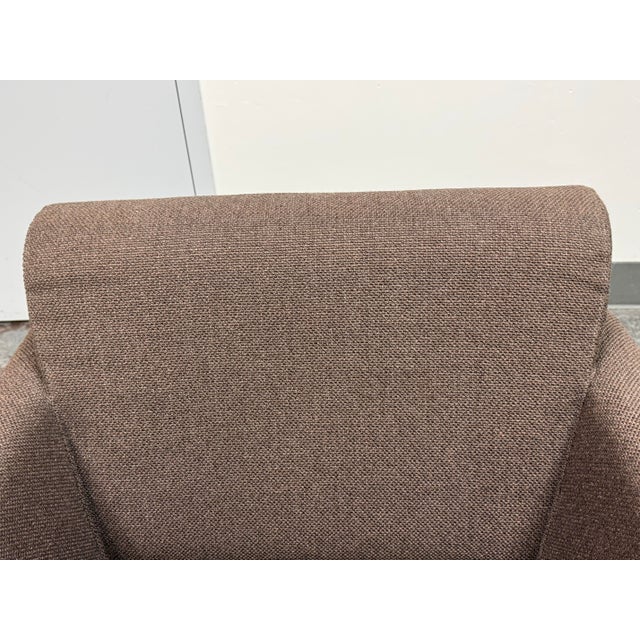 Textile Dellarobbia Regis Swivel Lounge Armchairs, Pair For Sale - Image 7 of 12