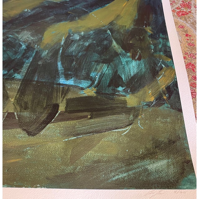 Abstract Abstract Expressionist Painting by Aidan Sobon For Sale - Image 3 of 6