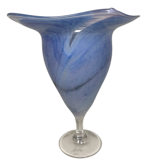 Large Limited Edition Murano Glass Vase by Vito Seguso, 1987