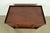 Brown Baker Furniture Historic Charleston Chippendale Carved Mahogany Rolling Buffet Server or Bar Cart For Sale - Image 8 of 11