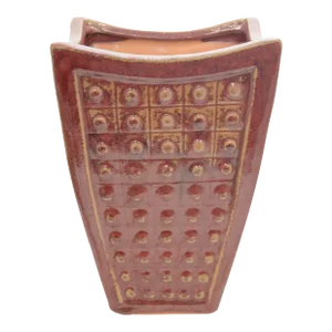 Glazed Terracotta Clay Vase