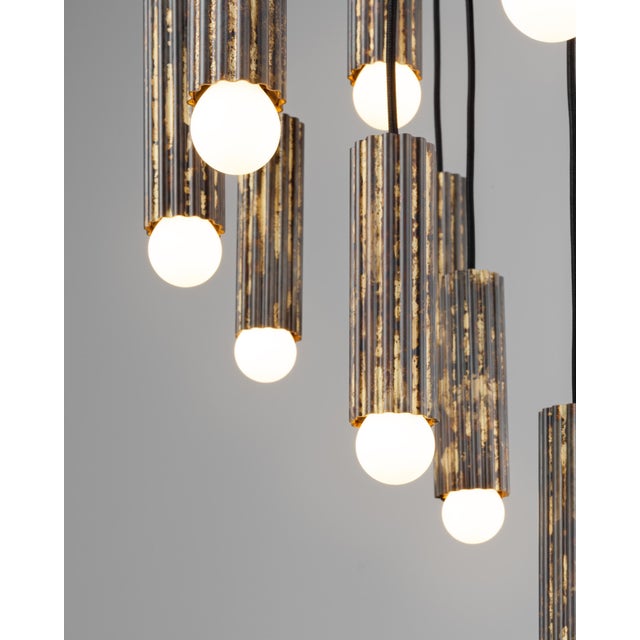 Industrial Vesta Cluster 32 Chandelier For Sale - Image 13 of 18