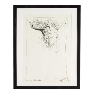 “Seeing in Believing” Ink Drawing by James L. Bruch