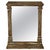 Wood Mid 20th Century Neoclassical Style Gilt and Silvered Mirror with Carved Columns For Sale - Image 7 of 18