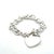 Tiffany & Co Estate Heart Charm Bracelet 7.5" Sterling Silver 35.7g For Sale - Image 11 of 12
