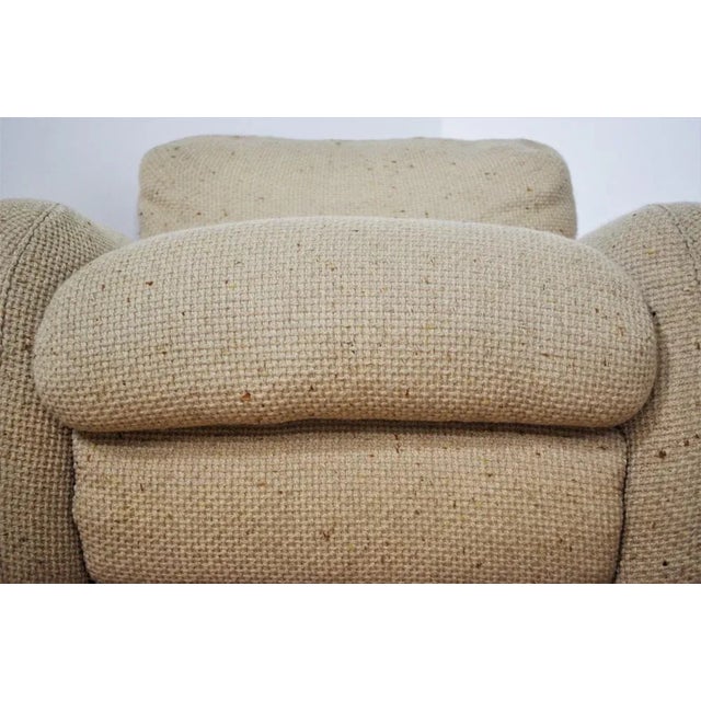 1970s Sofas and Armchair in Wool from Busnelli, 1970s, Set of 3 For Sale - Image 5 of 18
