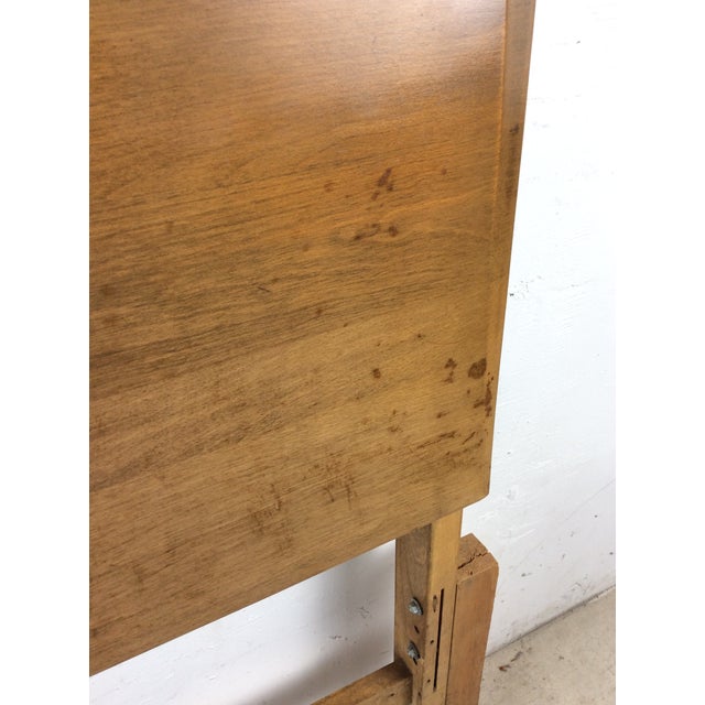 Mid Century Modern Full Size Headboard by Heywood Wakefield With Sable Finish For Sale - Image 11 of 18