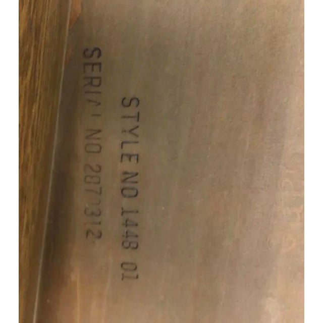 Organic Modern Minimalist Mid Century Lane Brutalist Platform Coffee Table Interlocking Contrasting Inlayed Top and Slab Base For Sale In San Diego - Image 6 of 12