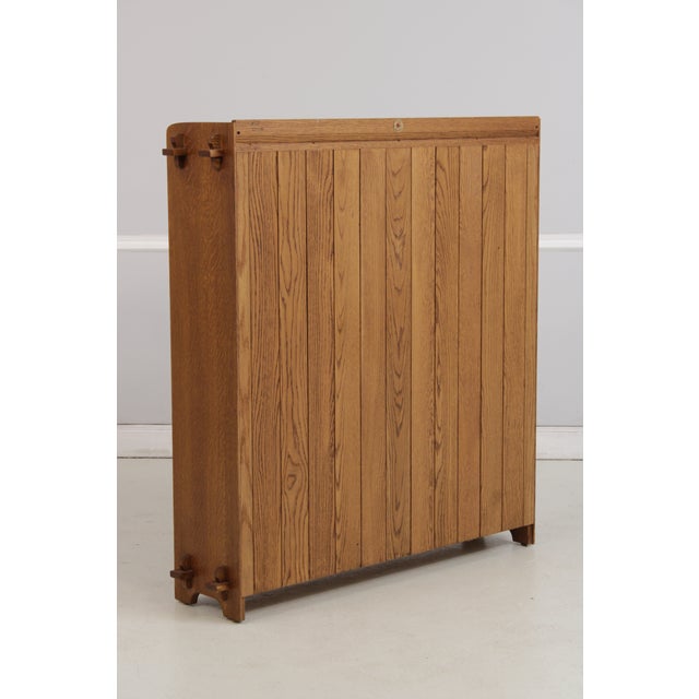 Stickley Mission Oak Arts &Crafts 2 Door Bookcase For Sale - Image 16 of 18