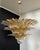 Palmette Ceiling Light with Clear and Amber Glasses, 1990 For Sale - Image 4 of 18