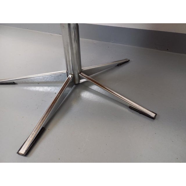 Brown Set of Vintage Skai and Chrome Armchairs, 1970s For Sale - Image 8 of 18