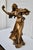 Vintage Metal Pair of Art Nouveau Woman Figures in a Bronze Finish For Sale - Image 13 of 13