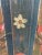 Wood Antique Blue Floral Painted Cabinet in Fir, 1800s For Sale - Image 7 of 18