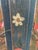 Wood Early 19th Century Blue Floral Painted Cupboard For Sale - Image 7 of 18