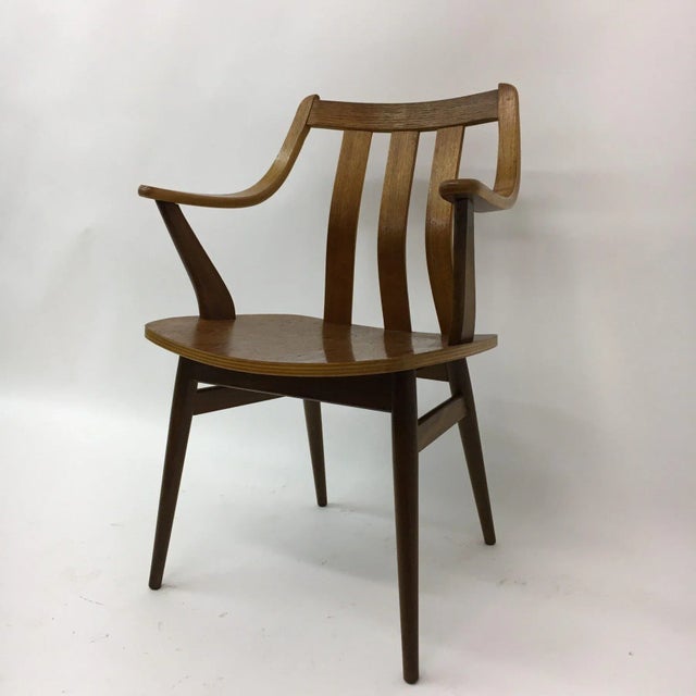 1960s Teak and Plywood Dining Chairs from Pastoe , 1960s, Set of 4 For Sale - Image 5 of 13