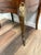 Antique French Walnut & Ormolu Mounted Vitrine Display Cabinet With Tufted Fabric Interior For Sale In Birmingham - Image 6 of 10