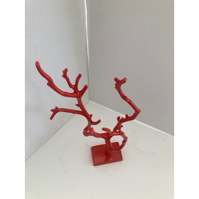 Coral Faux Metal Sculpture For Sale In Los Angeles - Image 6 of 10