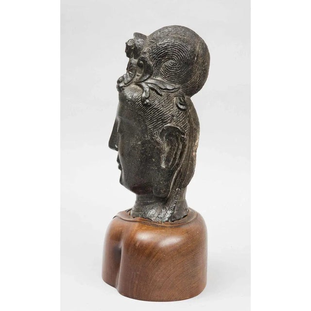 Southeast Asian Bust of Bodhisattva For Sale In Boston - Image 6 of 9