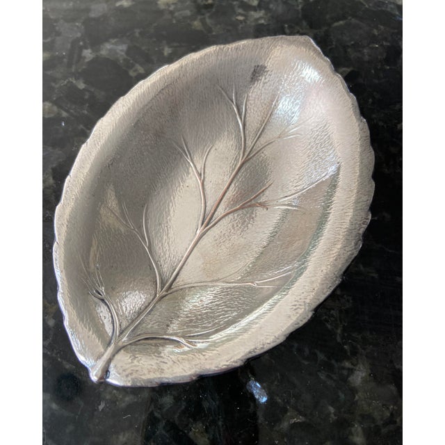 Mid Century Silver Plated Leaf Dish Chairish