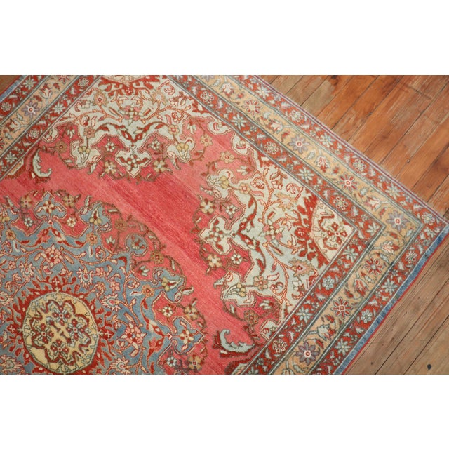 Zabihi Collection Persian Tafresh Rug For Sale - Image 4 of 9