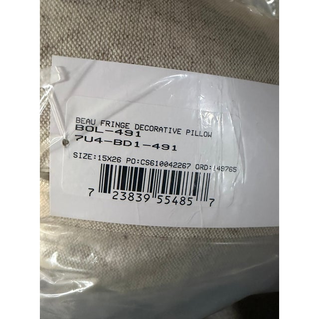 Eastern Accents Beau Blue / White Super Queen (96" X 98") Duvet Cover, 2 Shams, 1 Decorative Pillow For Sale - Image 10 of 13