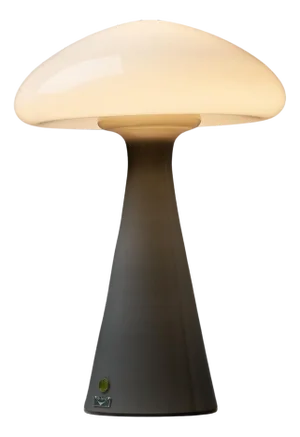 Vintage Italian Glass Mushroom Table Lamp from Vistosi, 1960