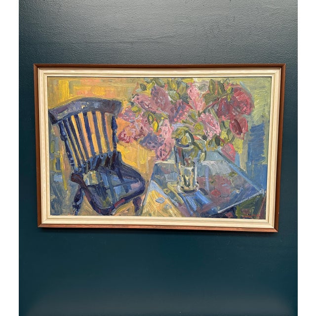 Allan Lindqvist, Stilleben, 1958, Oil Painting on Panel, Framed For Sale - Image 14 of 16