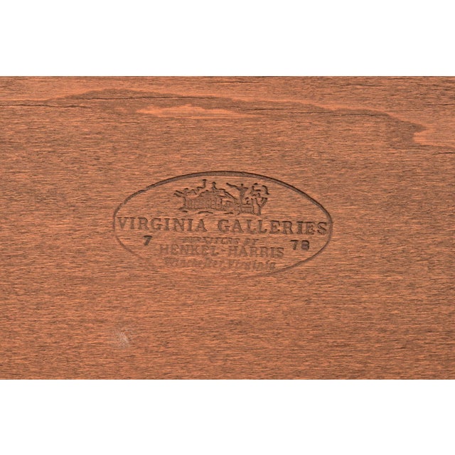 Henkel Harris Georgian Carved Mahogany Butler's Coffee Table For Sale - Image 14 of 16