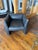 Gary Lee for Niedermeier Black Leather Architectural Armchair, Mid-1990s For Sale - Image 10 of 13