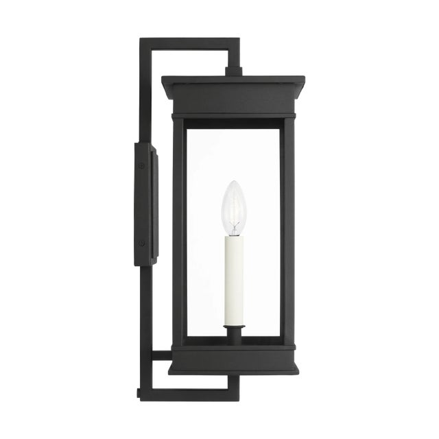 Treated to a textured black finish, Cupertino outdoor series from designer Chapman & Myers adds a classic note to its...