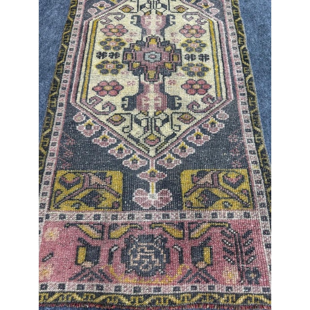 Contemporary Turkish Yastik Rug 1'10" x 3'3" For Sale - Image 3 of 5