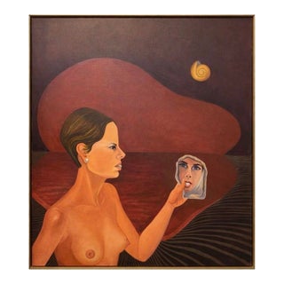 Large-Scale Surreal Figurative Painting by Lynn Randolph, Acrylic on Canvas For Sale