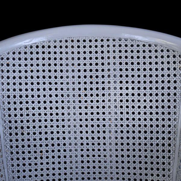 Coastal Late 20th Century Set of 8 Rattan and Cane McGuire Dining Chairs – Hans Kaufeld Licensed Edition For Sale - Image 3 of 7