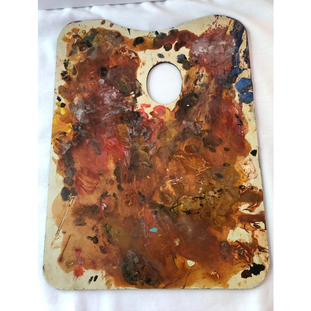 Boho Chic Vintage Artist’s Palette For Sale - Image 3 of 6