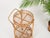 Franco Albini Round Serving Bar Cart in Bamboo, Rattan and Wicker by Franco Albini, Italy, 1960s For Sale - Image 4 of 12
