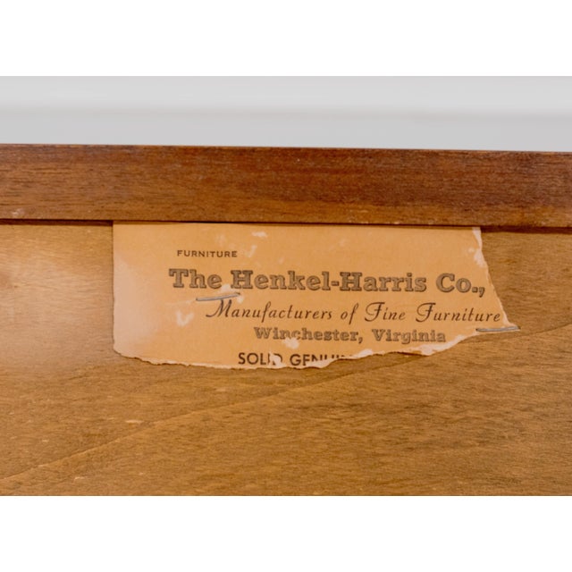 Henkel Harris 4 Drawer Mahogany Server Bachelor Chest For Sale - Image 18 of 18