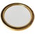 Vintage mid-century oval mirror in Hollywood Regency style with a gold and brown frame, made by the Dutch company...